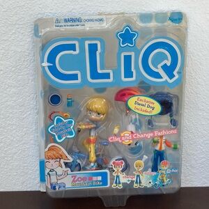 Cliq and Change Fashion Zoe Mountain Bike Doll Play Set Outfit Helmet Dog More